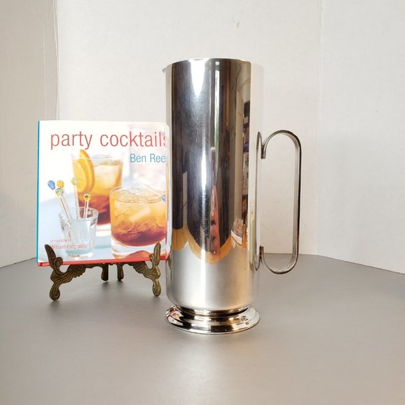Vintage Oneida Silver Plate Cocktail Martini / Drink Pitcher - Picture 3 of 14
